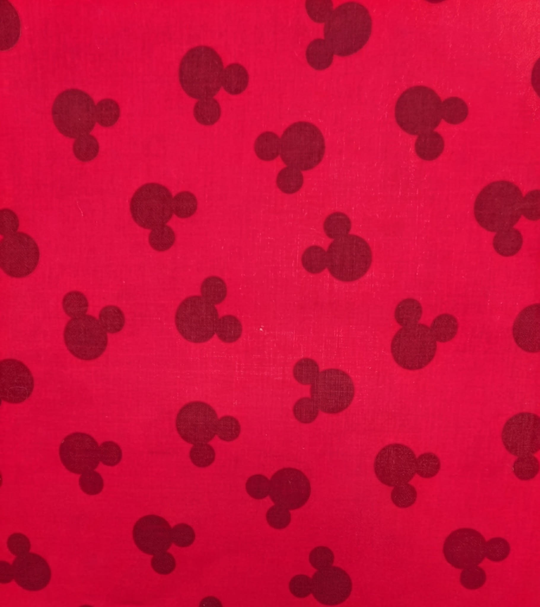 Mickey Mouse (Red Background)