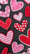 Hearts (Black Background)