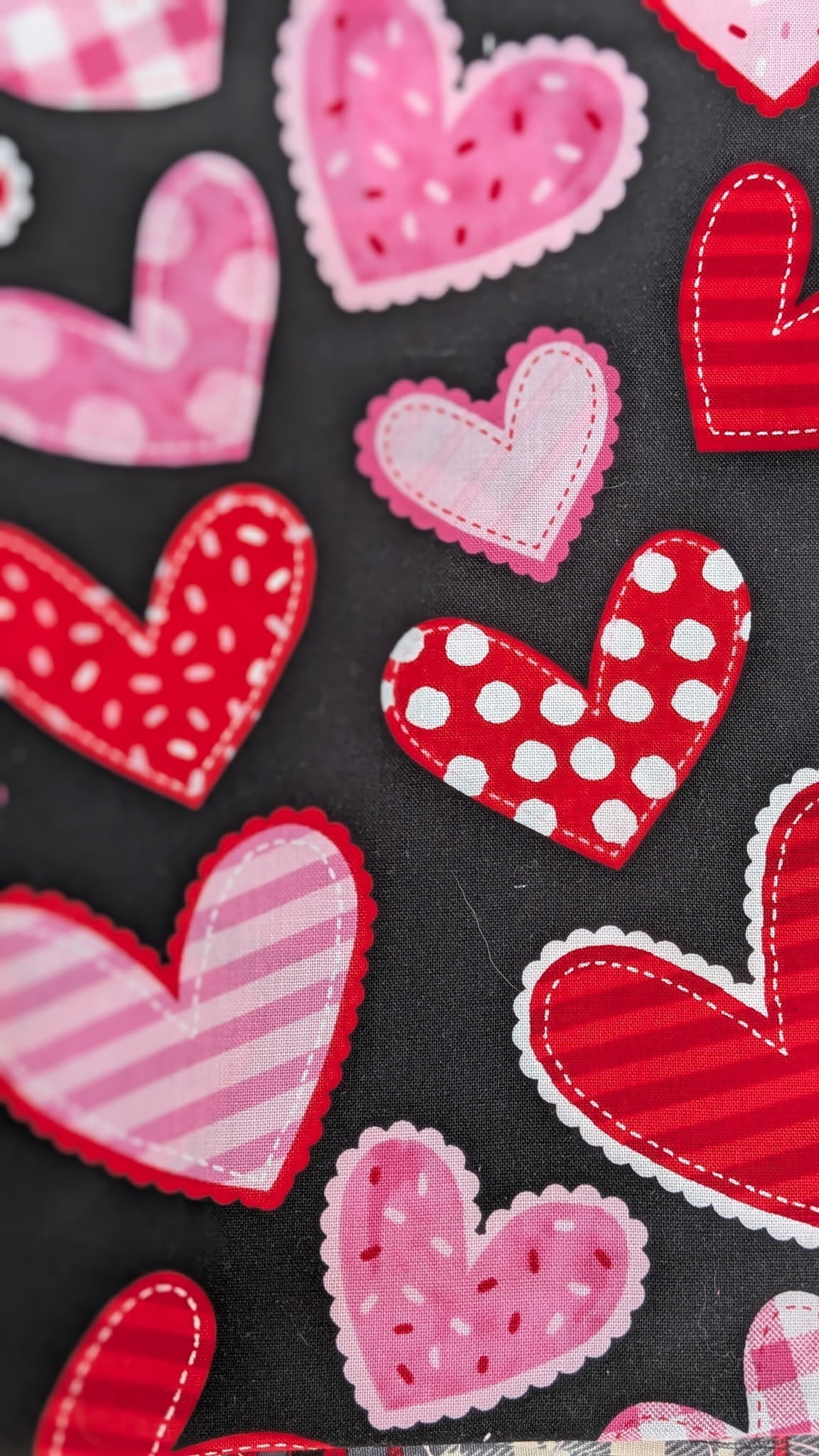 Hearts (Black Background)